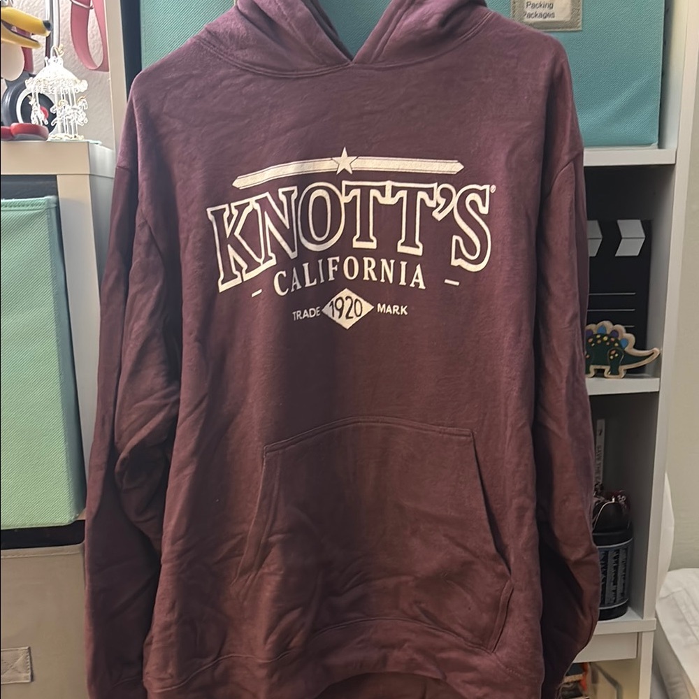 Knotts Berry Farm Maroon Hoodie